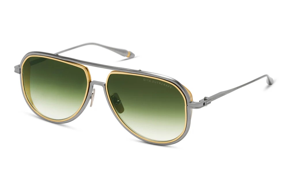 Dita OUTRCRAFT DTS188-A TITANIUM - 02 - 59 Okulary przeciwsłoneczne Pilotki (aviator)