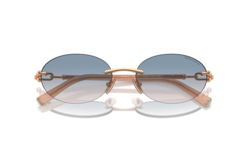 TIFFANY & CO. TF3104D - 621716 - 56 Okulary przeciwsłoneczne Różowe złoto Owalny