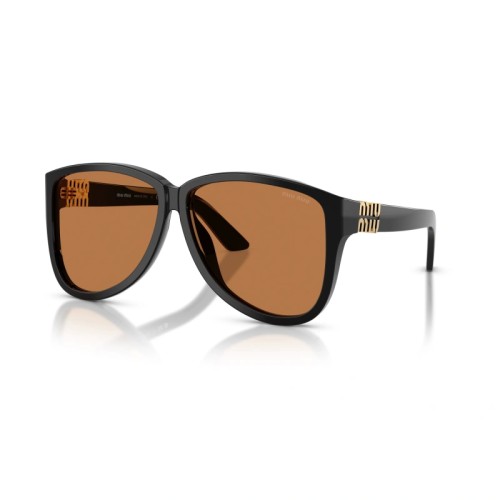 MIU MIU MU A08S - 16K90Q - 61 Okulary przeciwsłoneczne Czarny Pilotki (aviator)