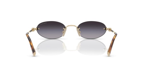 MIU MIU MU A54S - ZVN5D1 - 51 Okulary przeciwsłoneczne Złoty Owalny