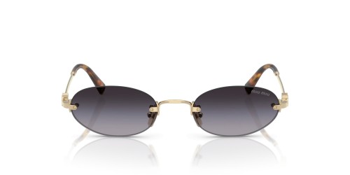 MIU MIU MU A54S - ZVN5D1 - 51 Okulary przeciwsłoneczne Złoty Owalny