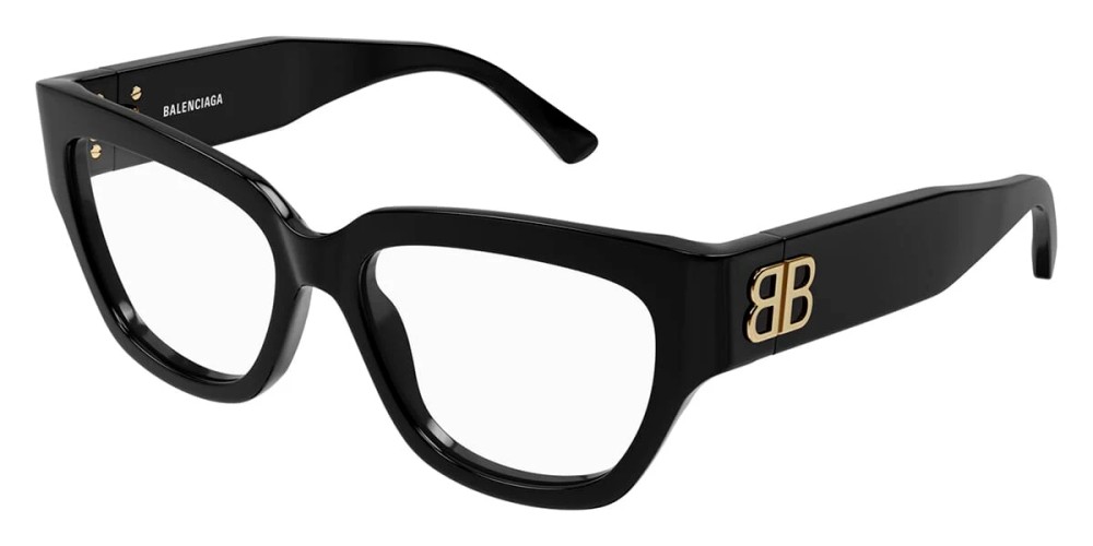 Balenciaga BB0326O - 001 - 53 Oprawki korekcyjne Czarny Kanciaste