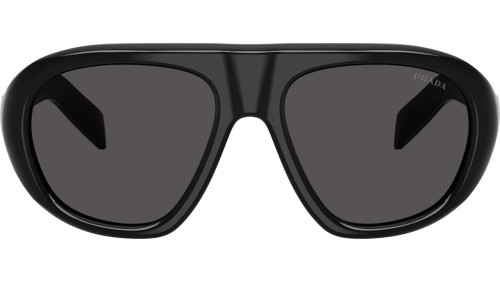 PRADA PR C05S - 16K08Z - 57 Okulary przeciwsłoneczne Czarny Pilotki (aviator)