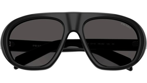 PRADA PR C05S - 16K08Z - 57 Okulary przeciwsłoneczne Czarny Pilotki (aviator)