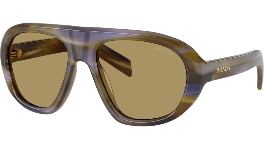 PRADA PR C05S - 23G70G - 57 Okulary przeciwsłoneczne Pilotki (aviator)