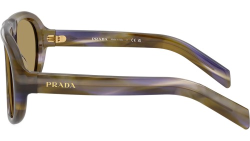 PRADA PR C05S - 23G70G - 57 Okulary przeciwsłoneczne Pilotki (aviator)