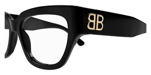 Balenciaga BB0326O - 001 - 53 Oprawki korekcyjne Czarny Kanciaste