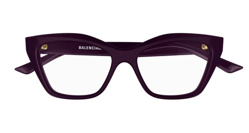 Balenciaga BB0342O - 007 - 55 Oprawki korekcyjne Fioletowy Kocie oczy