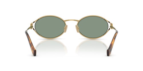 MIU MIU MU 52YS - 5AK04M - 54 Okulary przeciwsłoneczne Złoty Owalny