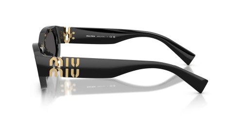 MIU MIU MU B04S - 16K08Z - 53 Okulary przeciwsłoneczne Czarny Kanciaste
