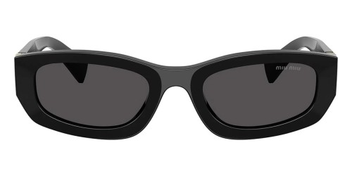 MIU MIU MU B04S - 16K08Z - 53 Okulary przeciwsłoneczne Czarny Kanciaste
