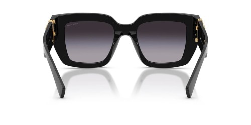 MIU MIU MU B05S - 16K90A - 51 Okulary przeciwsłoneczne Czarny Kanciaste