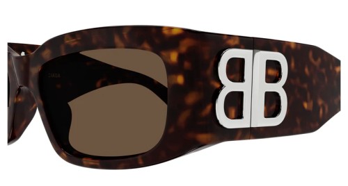Balenciaga BB0360S - 002 - 56 Okulary przeciwsłoneczne Kanciaste