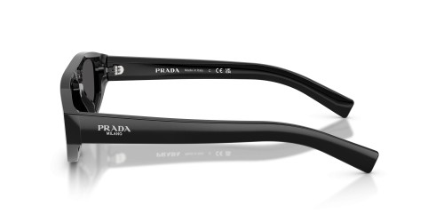 PRADA PR C02S - 16K08Z - 57 Okulary przeciwsłoneczne Czarny Kanciaste