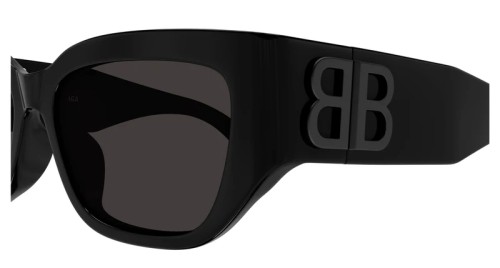 Balenciaga BB0361SK - 001 - 56 Okulary przeciwsłoneczne Czarny Kocie oczy