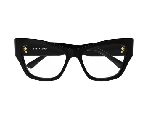 Balenciaga BB0362O - 001 - 54 Oprawki korekcyjne Czarny Kocie oczy