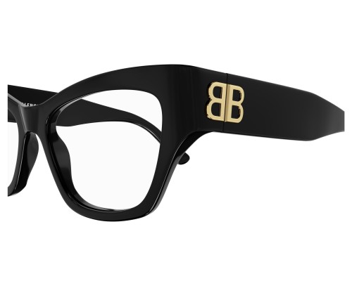 Balenciaga BB0362O - 001 - 54 Oprawki korekcyjne Czarny Kocie oczy