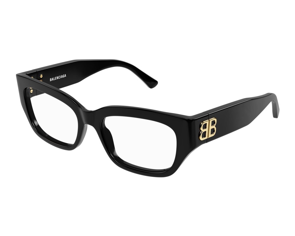 Balenciaga BB0363O - 001 - 54 Oprawki korekcyjne Czarny Kanciaste