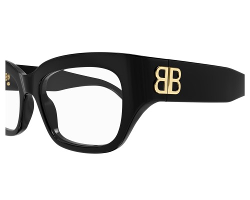 Balenciaga BB0363O - 001 - 54 Oprawki korekcyjne Czarny Kanciaste