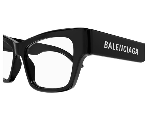 Balenciaga BB0378O - 001 - 54 Oprawki korekcyjne Czarny Kocie oczy