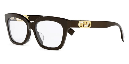Fendi FE50039I - 050 - 52 Oprawki korekcyjne Brązowy Pillow (zaokrąglony)