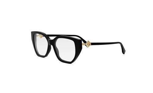 Fendi FE50100I - 001 - 53 Oprawki korekcyjne Czarny Kocie oczy