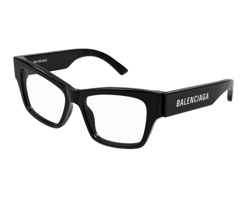 Balenciaga BB0378O - 001 - 54 Oprawki korekcyjne Czarny Kocie oczy
