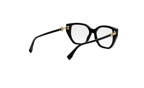 Fendi FE50100I - 001 - 53 Oprawki korekcyjne Czarny Kocie oczy
