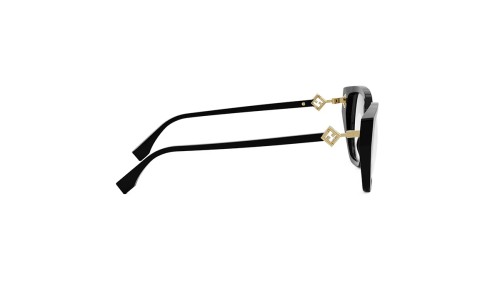 Fendi FE50100I - 001 - 53 Oprawki korekcyjne Czarny Kocie oczy