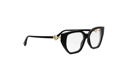 Fendi FE50100I - 001 - 53 Oprawki korekcyjne Czarny Kocie oczy