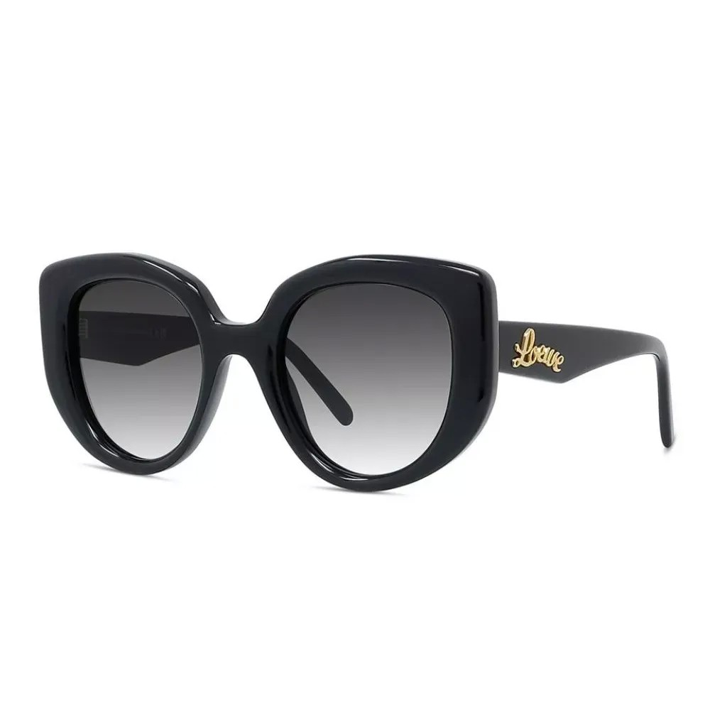 Loewe LW40100I - 01B - 49 Okulary przeciwsłoneczne Czarny Motyl