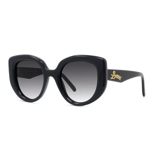Loewe LW40100I - 01B - 49 Okulary przeciwsłoneczne Czarny Motyl