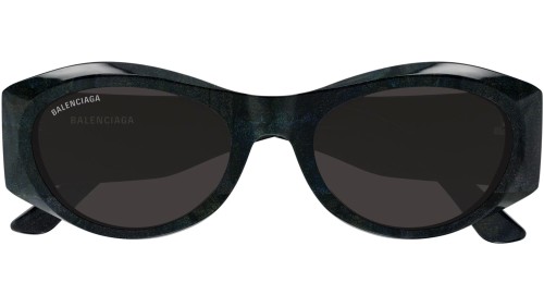 Balenciaga BB0396SK - 003 - 55 Okulary przeciwsłoneczne Owalny