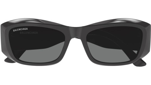 Balenciaga BB0397SA - 004 - 54 Okulary przeciwsłoneczne Szary Kanciaste
