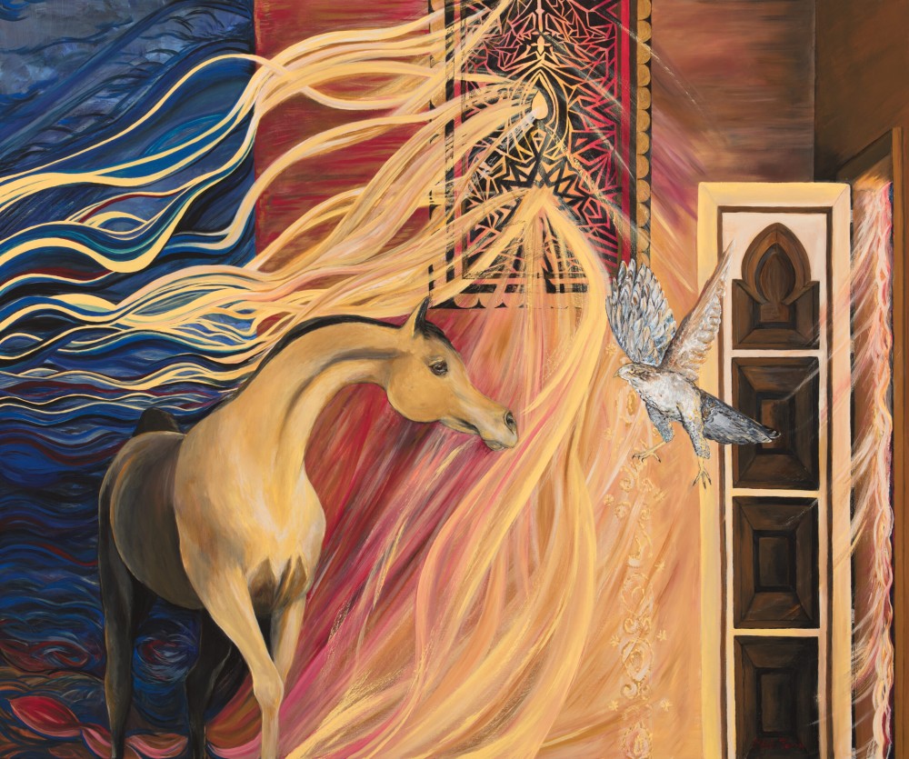Fanni Mikó HOMECOMING - 2023, ACRYLIC, CANVAS - 100 X 120 Obrazy