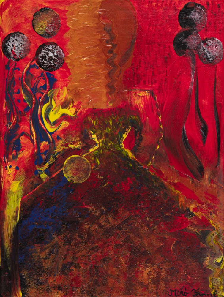 Fanni Mikó ILLUSION - 2023, ACRYLIC, CANVAS - 40 X 30 Obrazy