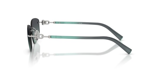 TIFFANY & CO. TF3114 - 60012G - 59 Okulary przeciwsłoneczne Srebrny Kanciaste