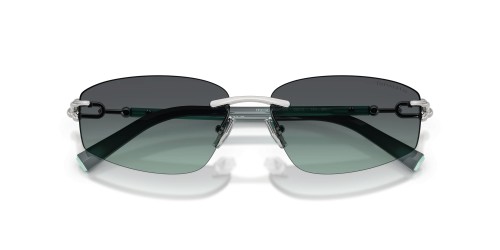 TIFFANY & CO. TF3114 - 60012G - 59 Okulary przeciwsłoneczne Srebrny Kanciaste