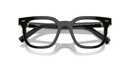 MIU MIU MU 06XV - 16K1O1 - 49 Oprawki korekcyjne Czarny Kanciaste