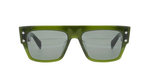 Balmain BPS-116 B-III - C - 56 Okulary przeciwsłoneczne Zielony Płaska góra
