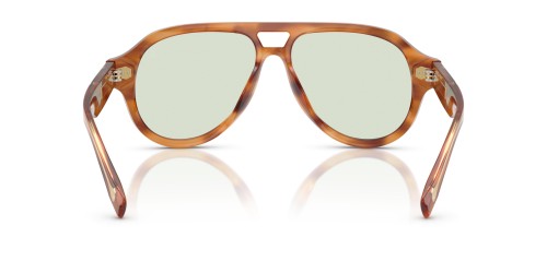 BRUNELLO CUCINELLI BC4017S - 102221 - 57 - Z SOCZEWKAMI TRANSITIONS Okulary przeciwsłoneczne Havanna Pilotki (aviator)