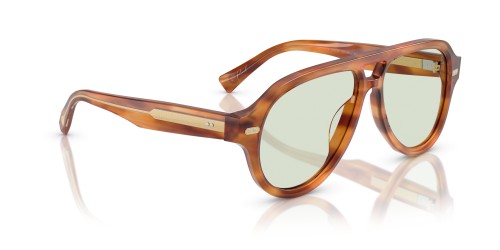 BRUNELLO CUCINELLI BC4017S - 102221 - 57 - Z SOCZEWKAMI TRANSITIONS Okulary przeciwsłoneczne Havanna Pilotki (aviator)
