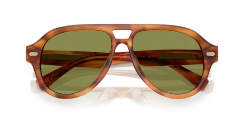BRUNELLO CUCINELLI BC4017S - 102221 - 57 - Z SOCZEWKAMI TRANSITIONS Okulary przeciwsłoneczne Havanna Pilotki (aviator)
