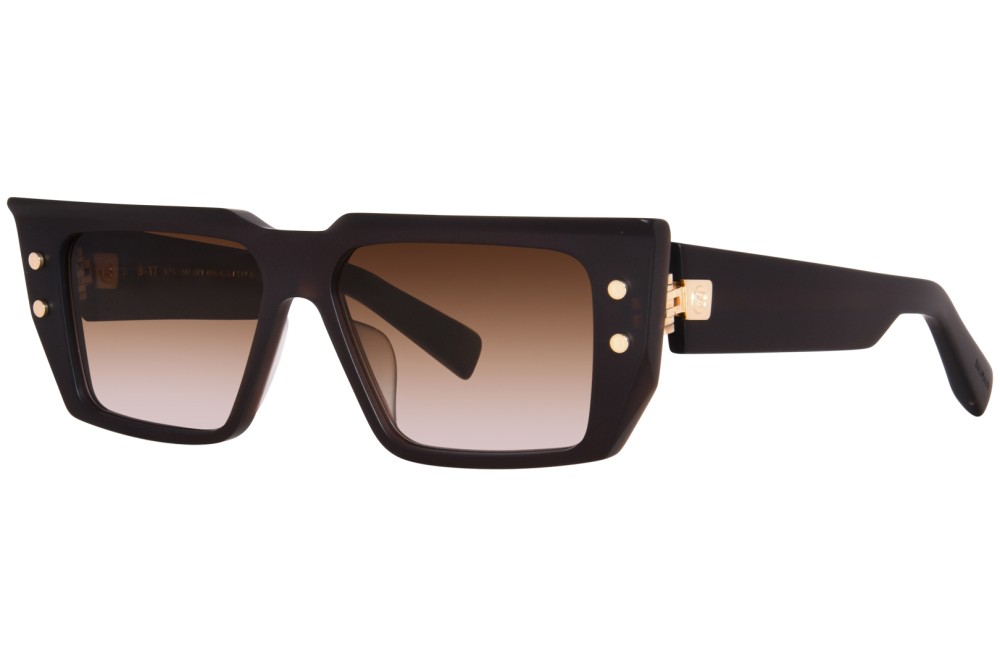 Balmain BPS-128 B-VI - F - 54 Okulary przeciwsłoneczne Brązowy Kanciaste
