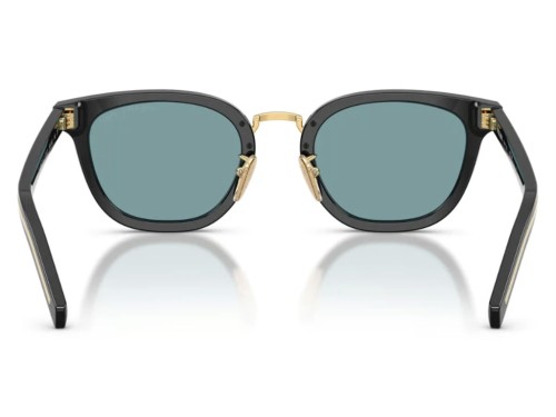PRADA PR C01SD - 16K04D - 52 - Z SOCZEWKAMI POLARYZACYJNYMI Okulary przeciwsłoneczne Czarny Kocie oczy