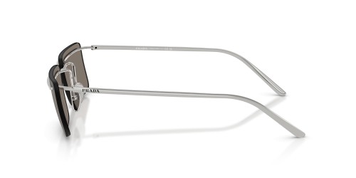 PRADA PR C53S - 1BC60N - 60 Okulary przeciwsłoneczne Srebrny Prostokątny