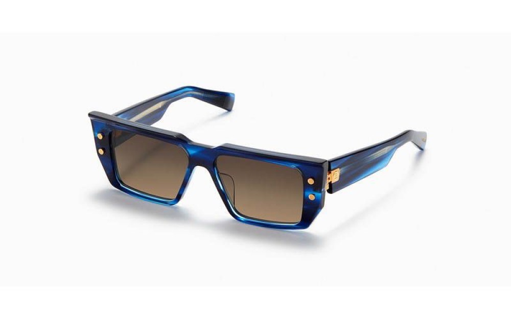 Balmain BPS-128 B-VI - C - 54 Okulary przeciwsłoneczne Niebieski Kanciaste