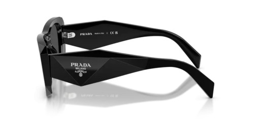 PRADA PR B18S - 16K08Z - 53 Okulary przeciwsłoneczne Czarny Kanciaste