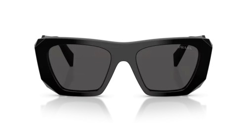 PRADA PR B18S - 16K08Z - 53 Okulary przeciwsłoneczne Czarny Kanciaste