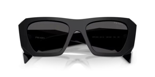 PRADA PR B18S - 16K08Z - 53 Okulary przeciwsłoneczne Czarny Kanciaste